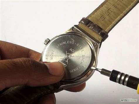 removing watch back without tool